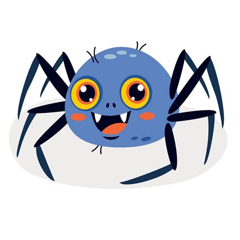 Cartoon Drawing Of A Spider 13536669 Vector Art at Vecteezy