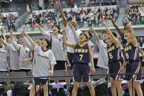 【jrウインターカップ2023 24】女子・京都精華学園中が全中との2冠達成、決勝で相模女大中を下す