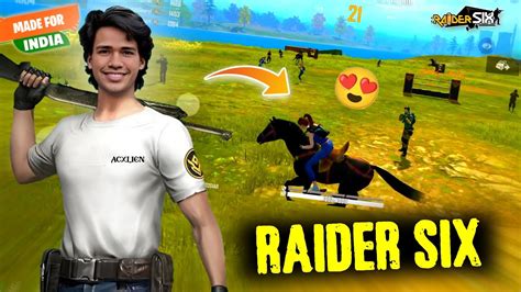 RAIDER SIX GAMEPLAY IS HERE NEW INDIAN BATTLE ROYALE GAME MADE FOR