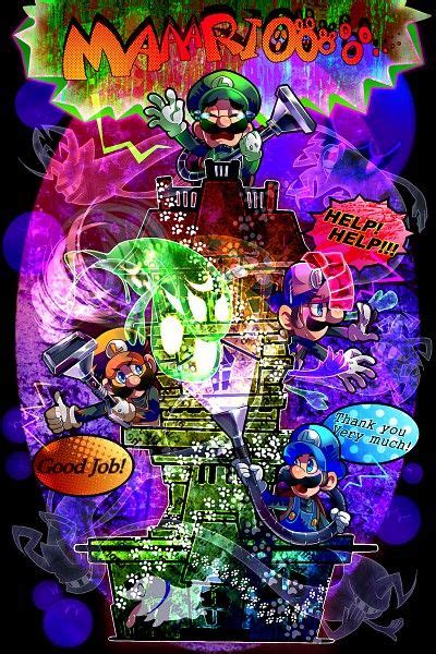 Luigi's Mansion: Dark Moon fan art via Pixiv Super Mario Brothers ...