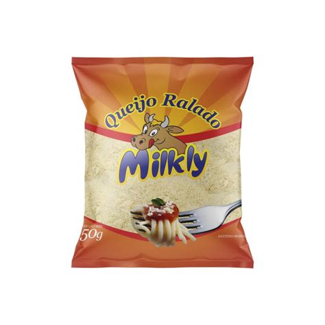 Queijo Ralado Milkly 50g Prontu Alimentos