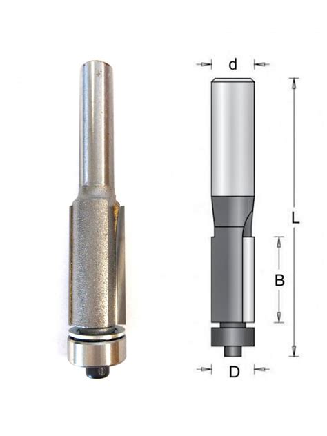 Frez trzpieniowy prosty HM 12 7 25 4 8mm łożysko Dimar Metal Tech