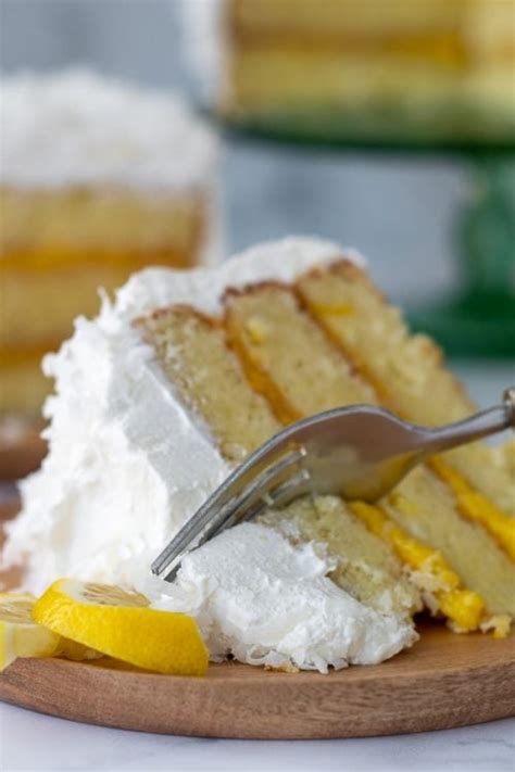 Coconut Lemon Curd Cake Cake Mix Or Gluten Free Options Moist