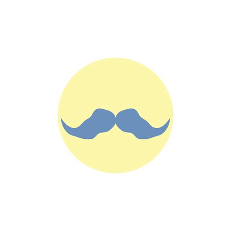 Moustache Hipster Movember Male Men Glyph Icon Vector Art