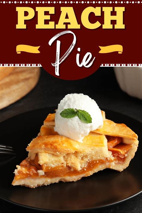 Peach Pie (Perfect Recipe) - Insanely Good