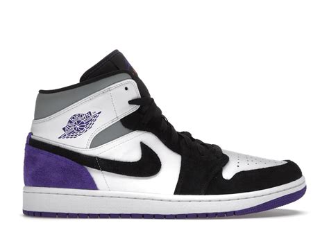 Jordan 1 Mid SE Purple Men's - 852542-105 - US