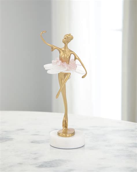 John Richard Collection Selenite Ballet Sculpture Collection And Matching Items Horchow