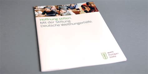 Zeichenverkehr Deutsche Welthungerhilfe Stiftungsbroschüre