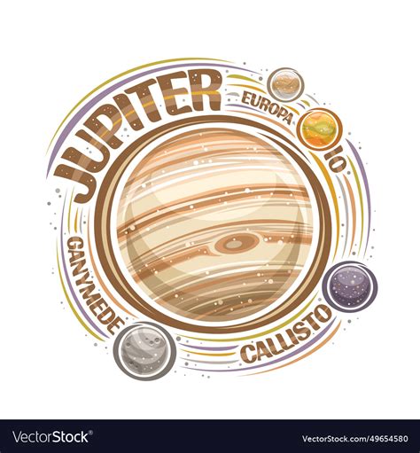 Logo for jupiter Royalty Free Vector Image - VectorStock