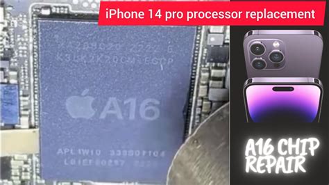 Iphone Pro Processor Replacement Iphone Pro Board Swap A