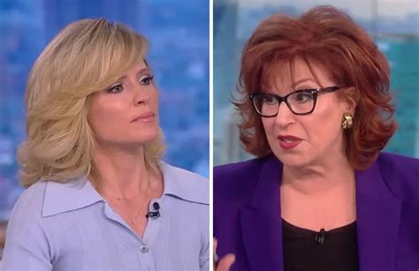 Joy Behar Not So Jokingly Tells Sara Haines To Stop Touching Her This