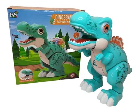 Dinossauro Espinossauro Brinquedo Anda Emite Som E Luz Parcelamento