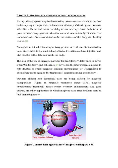 Pdf Magnetic Nanoparticles As Drug Delivery Devices