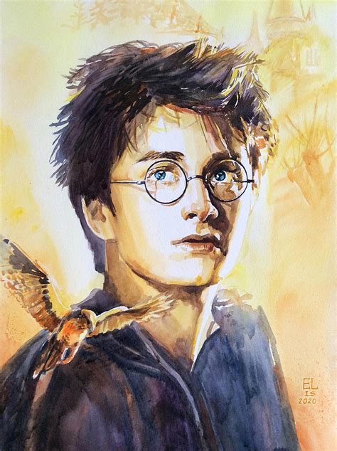 Harry Potter Painting By Olesia Panaseiko