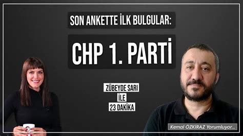 Son Ankette Lk Bulgular Chp Part Kemal Zkiraz Yorumluyor