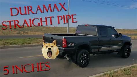 Duramax Gets A 5 Inch Straight Pipe Pulls And Cops Youtube