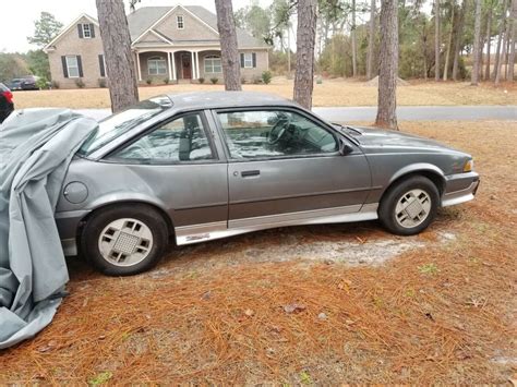 1988 Chevrolet Cavalier Coupe Grey FWD Automatic Z24 Classic