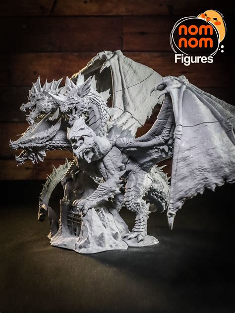 Tiamat - Dungeons and Dragons 3D model 3D printable | CGTrader