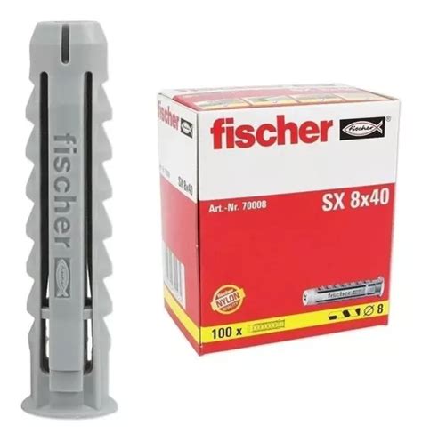 Fischer Tarugo Sx 8 Universal Hueco Caja 100 Unidades MercadoLibre