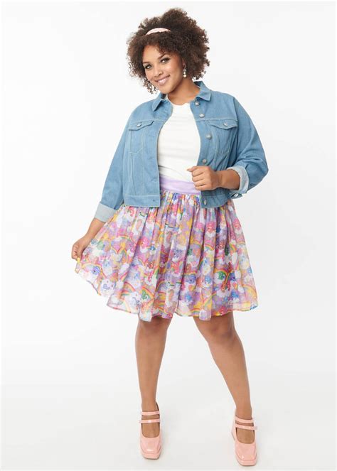 Cheap New In Unique Vintage X Care Bears Kingdom Of Caring Tulle Skirt