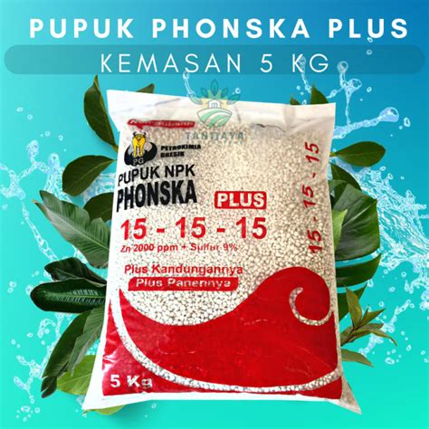 Pupuk Phonska Plus NPK PETRO 5kg Original Repack Murah Lazada Indonesia