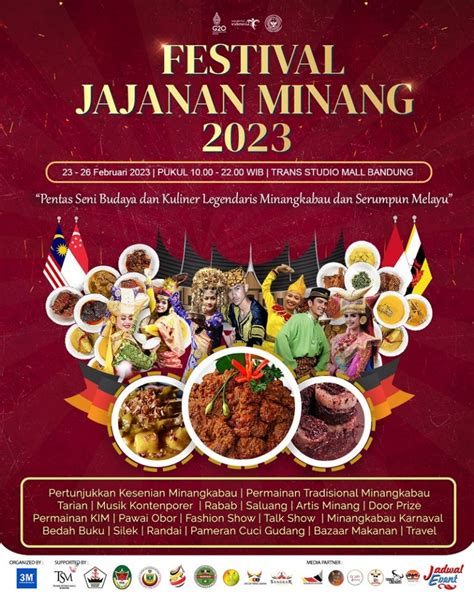 Festival Jajanan Minang 2023 Jadwal Event Info Pameran Acara