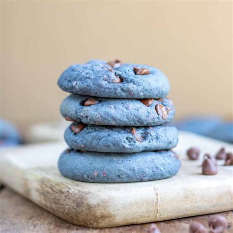 Blackberry Cookies (Naturally blue!) | Veggie Desserts