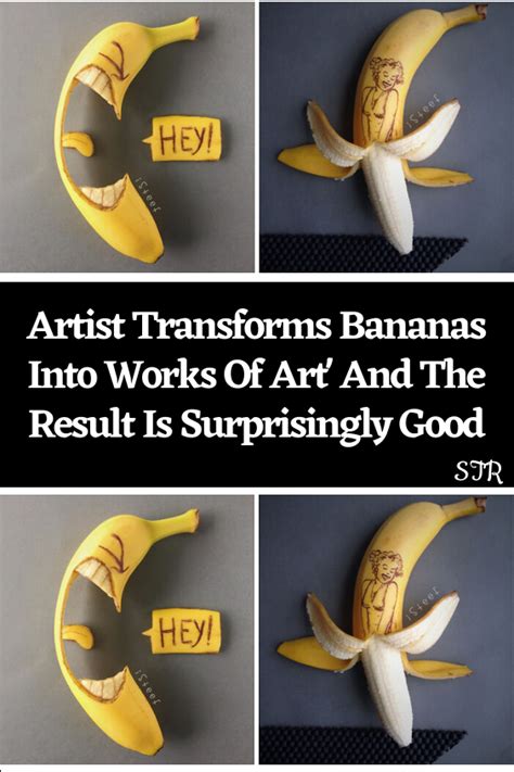 Artist Transforms Bananas Into Works Of Art And The Result Is