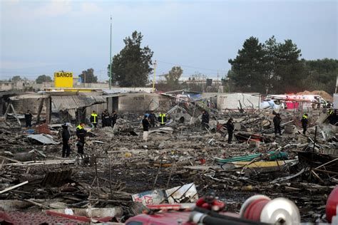 Explosion At Mexico Fireworks Market Kills Dozens