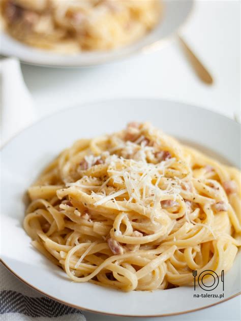 Spaghetti carbonara oryginalny włoski przepis Na talerzu pl