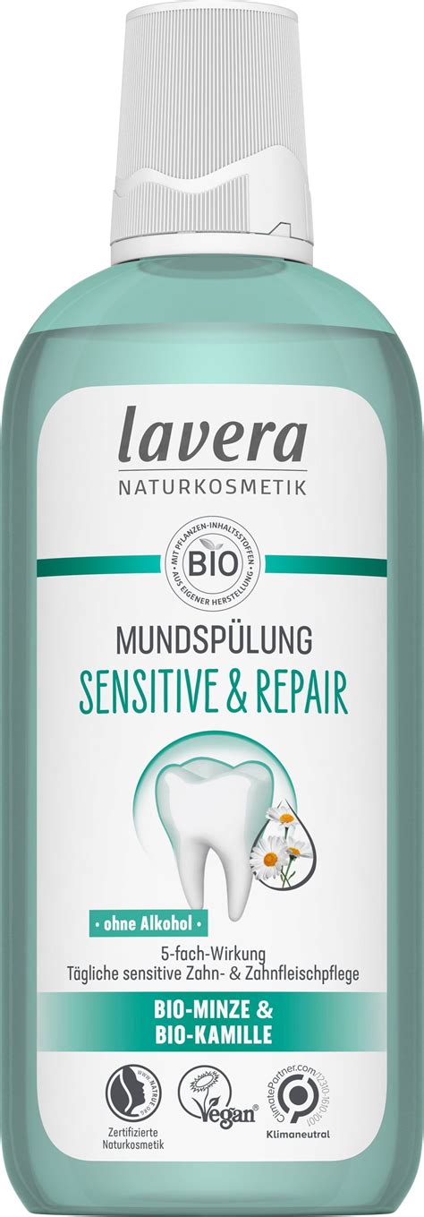 Lavera Vodica Za Ispiranje Usta Sensitive Repair 400 Ml Ecco Verde