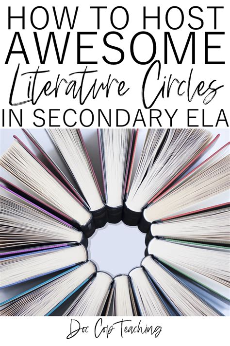 How To Facilitate Awesome Literature Circles In Secondary Ela Jenna