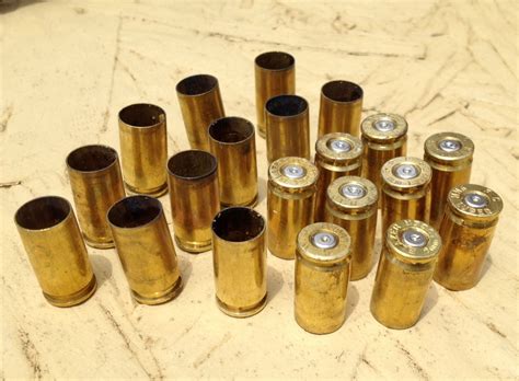 25x Bullet Brass Casings Crafting Material 9mm By Oodaloopintl