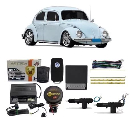 Kit De Trava Eletrica Fusca 2 Portas Alarme E Canivete Vw