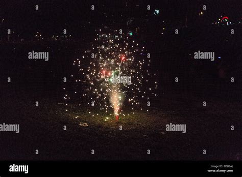 Fireworks New Year Eve Stock Photo Alamy