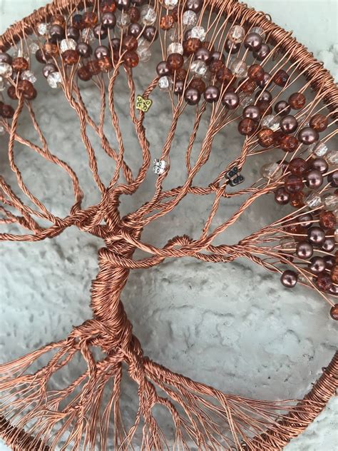 6 Inch Handmade Copper Wire Tree Of Life One Of A Kind