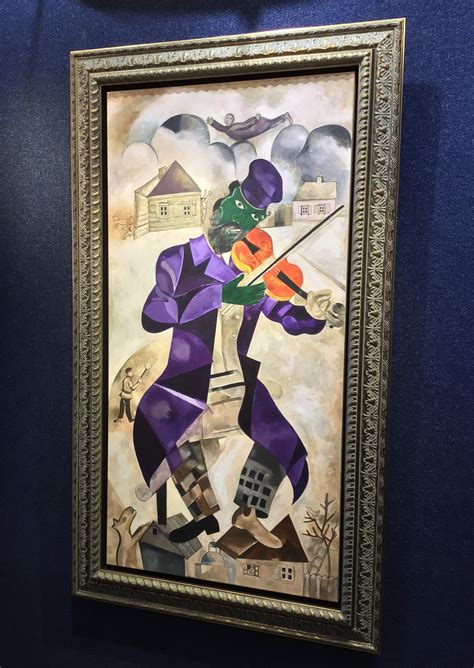 Marc Chagall Green Violinist Original Masterpiece Artisan Gallery