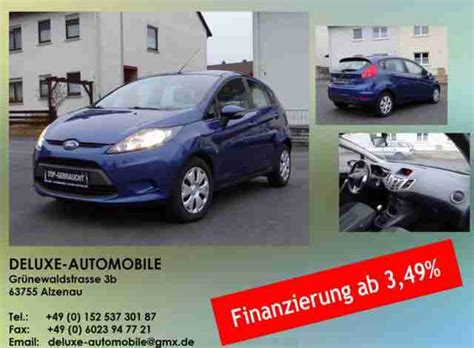 Ford Fiesta 1 6 TDCi Eco AUX AUS 1 HAND KLIMA Tolle Angebote Von Ford