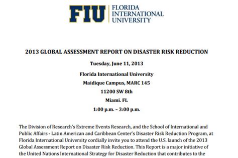 Gar Extreme Events Institute Eei Florida International University