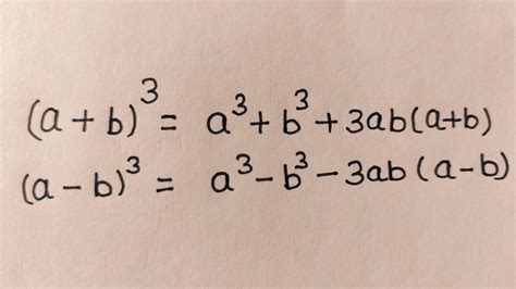 A B A B Ka Ghan A B Ka Cube Ghano Ka Antar X Y Ka