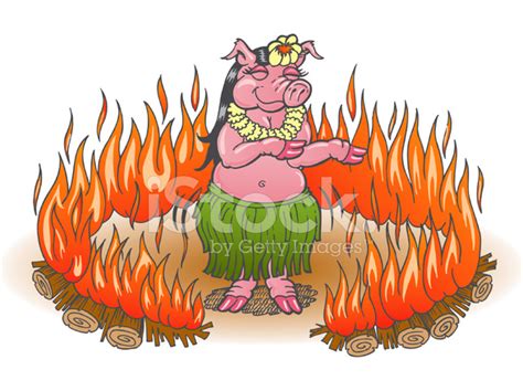 Pig Roast Hula Stock Photo Royalty Free Freeimages