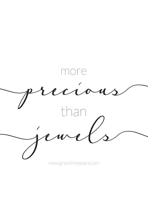 More Precious than Jewels Tattoo