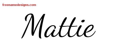 Mattie Archives Free Name Designs