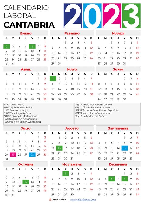 Calendario Laboral De Cantabria D As Festivos Y Puentes Ai Porn