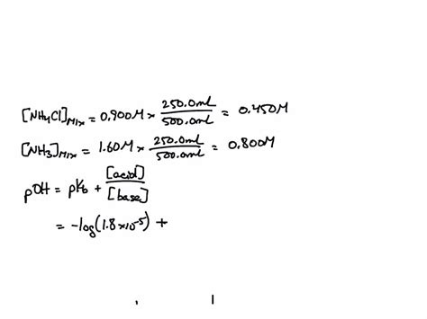 SOLVED Calculate The PH Of A Solution Formed By Mixing 250 0 ML Of 0