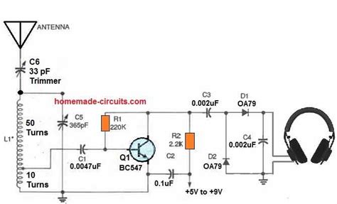 Päivittää 98 imagen crystal radio circuit abzlocal fi