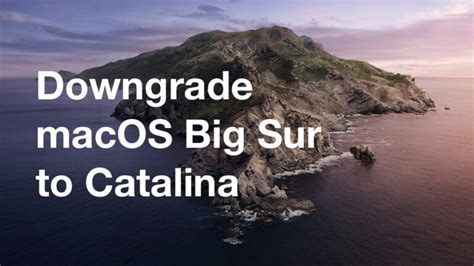 Downgrade Macos Big Sur Beta To Macos Catalina [how To]