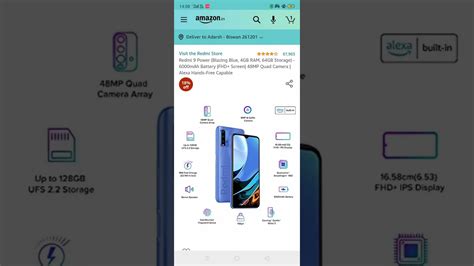 Redmi 9 Powerblazing Blue 4gb Ram 64gb Storage Youtube