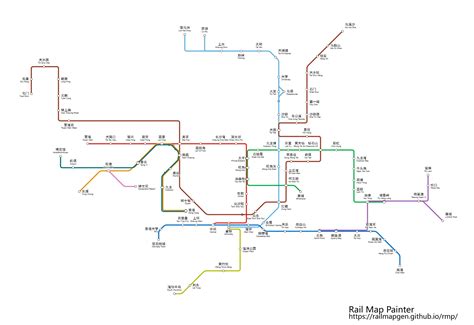 【rmg】港铁（2022年底版）大致线路图 哔哩哔哩