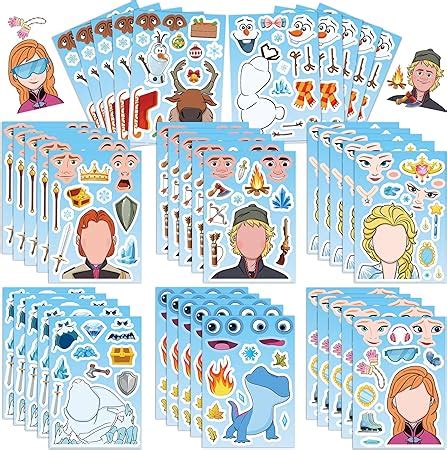 Amazon Frozen Stickers Birthday Party Favors Sheets Make Your